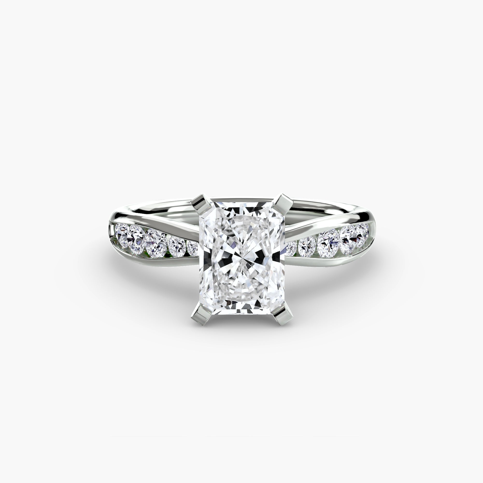 Solitaire with Pavé 3