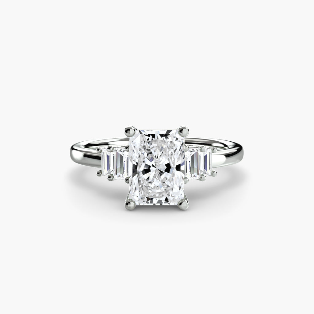 Baguette Accent Solitaire
